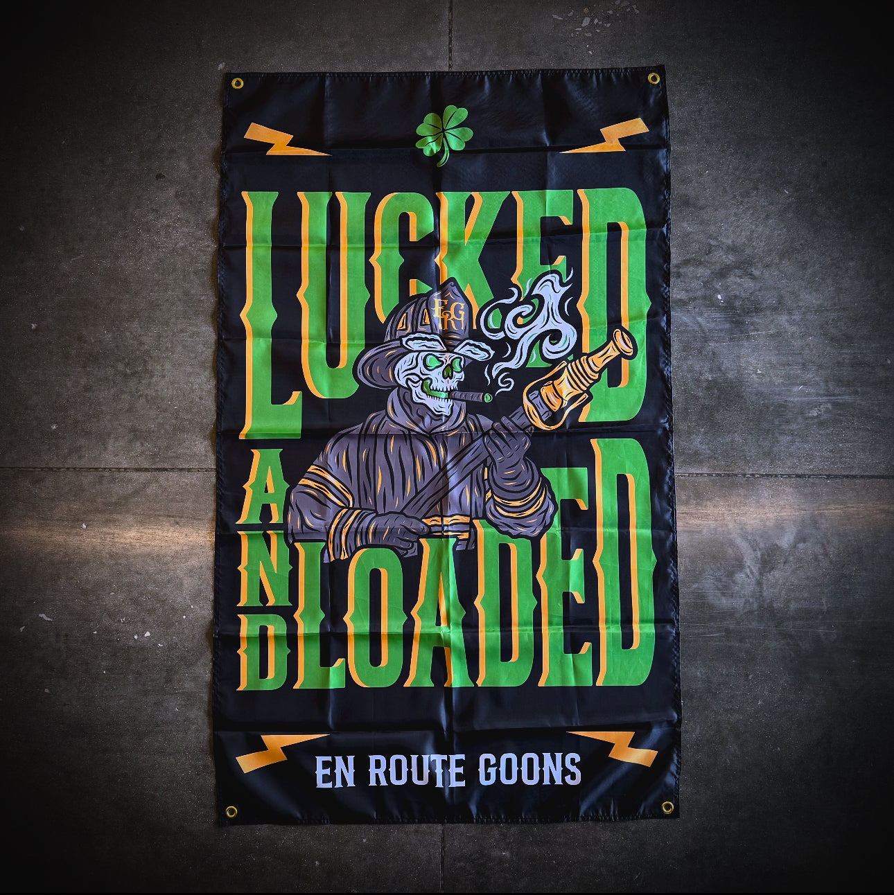 Lucked and Loaded Flag