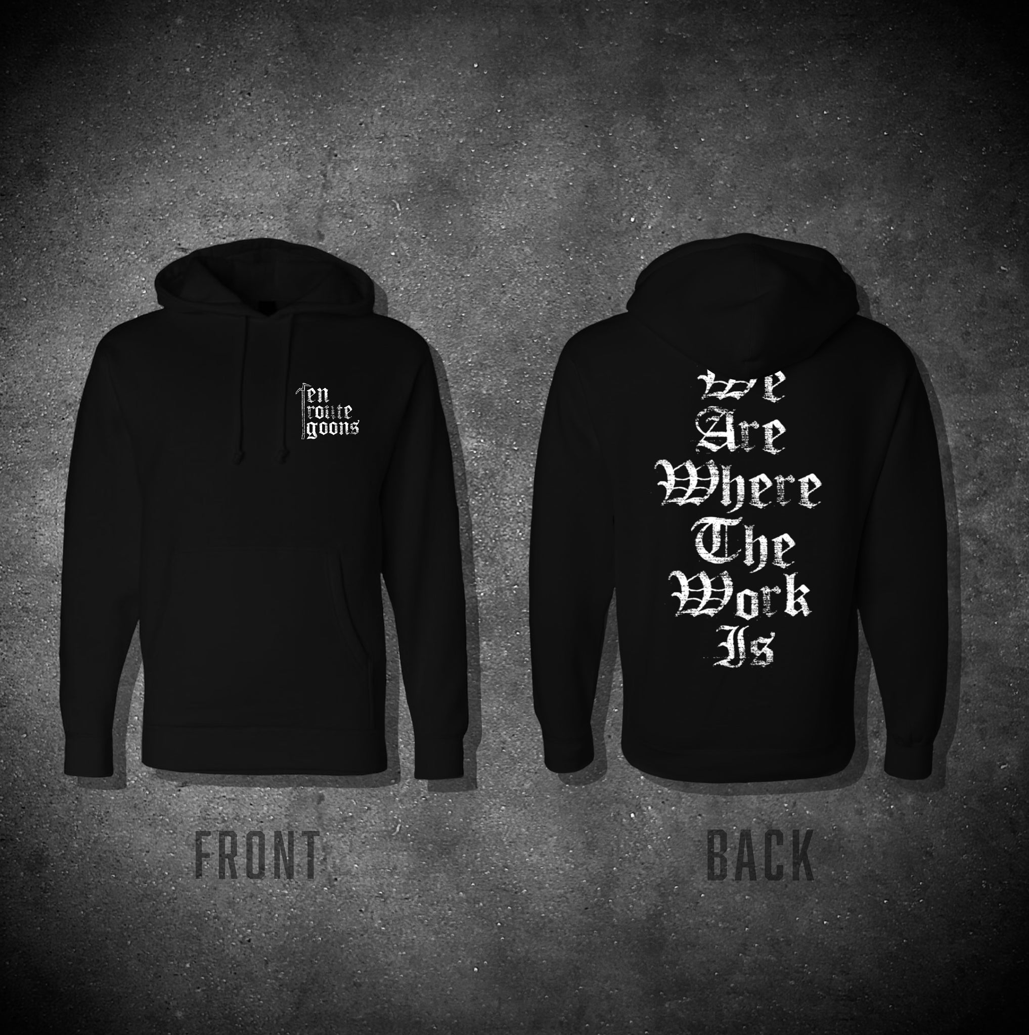 Where the work is Hoodie