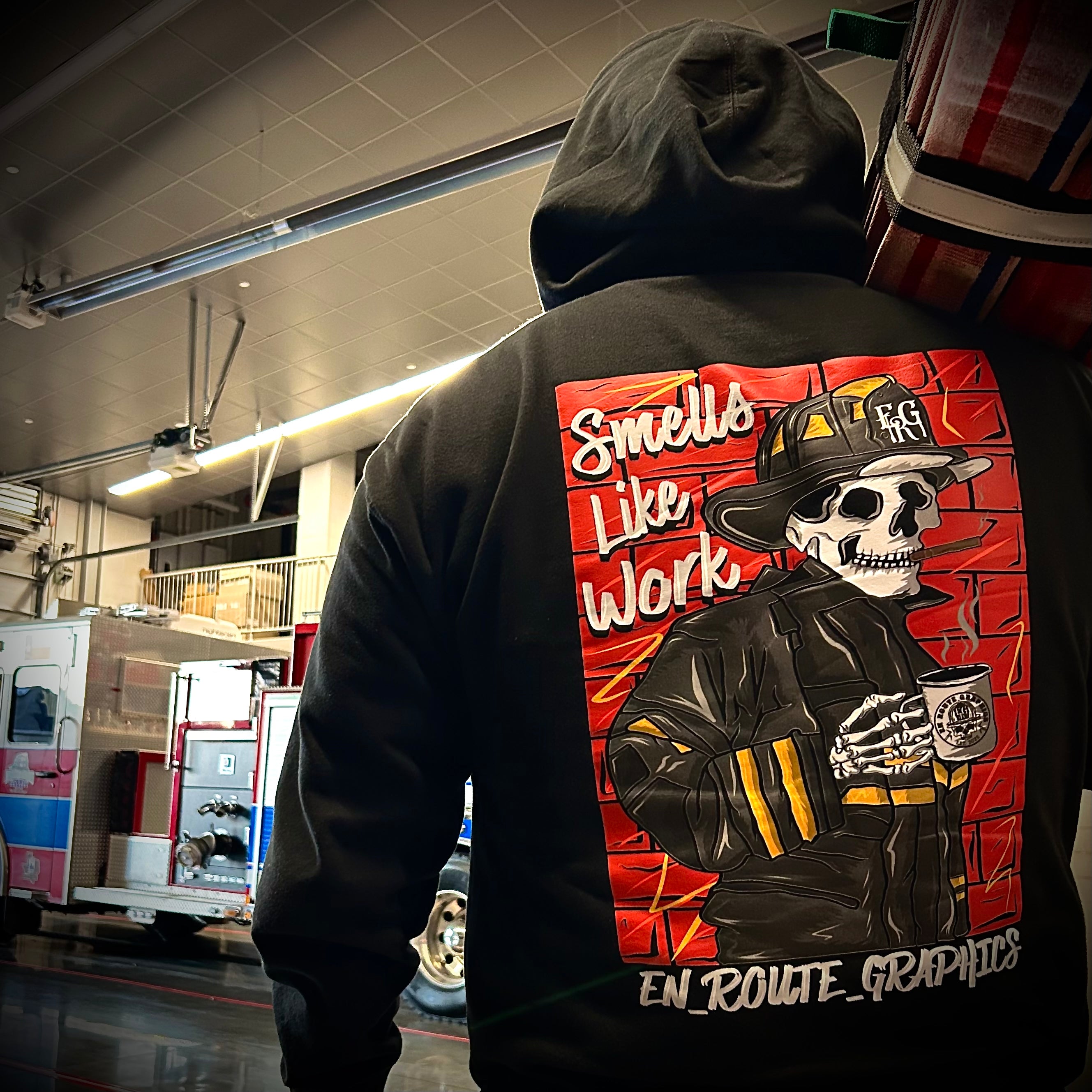 Smells Like Work Hoodie