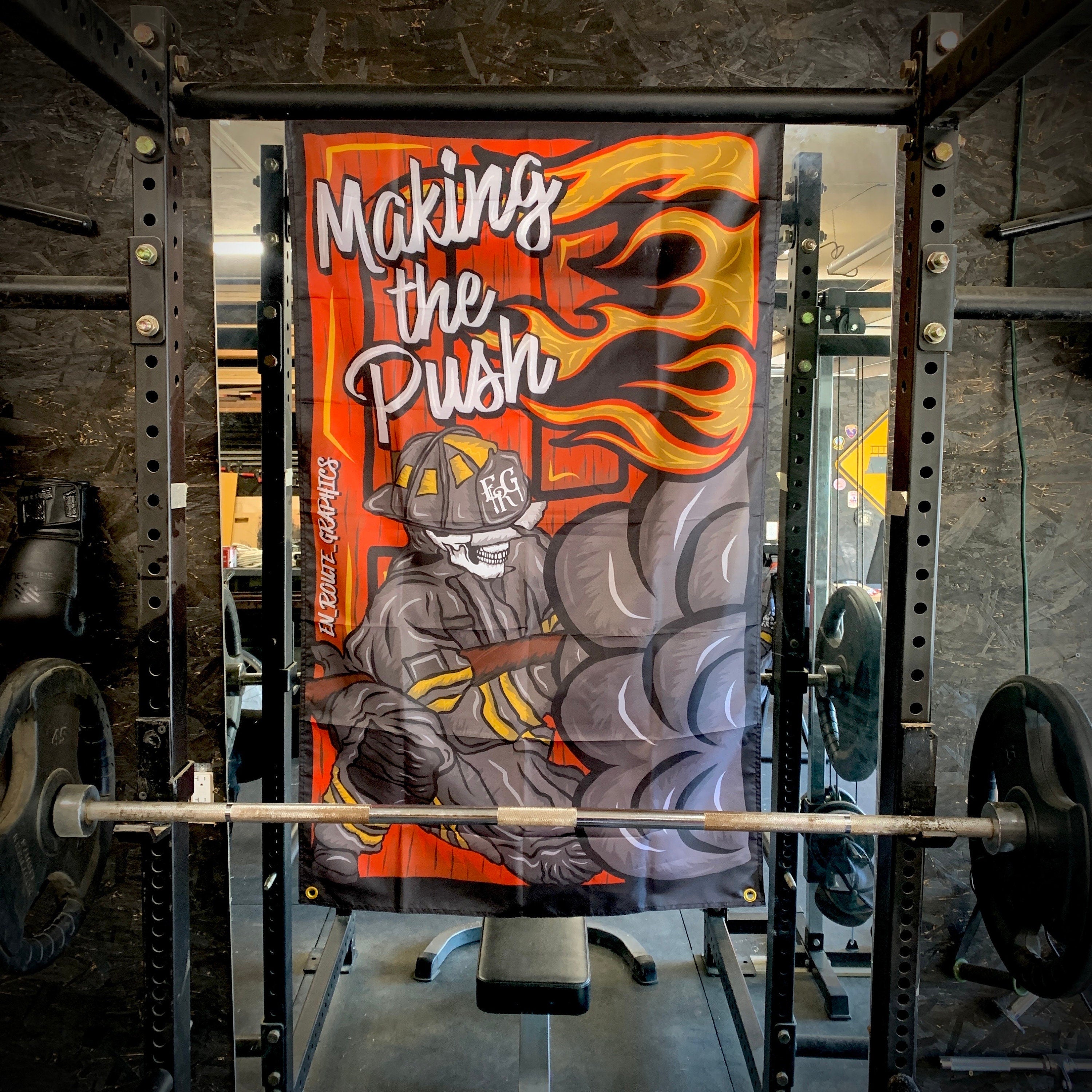 Flag 3x5 Making the Push