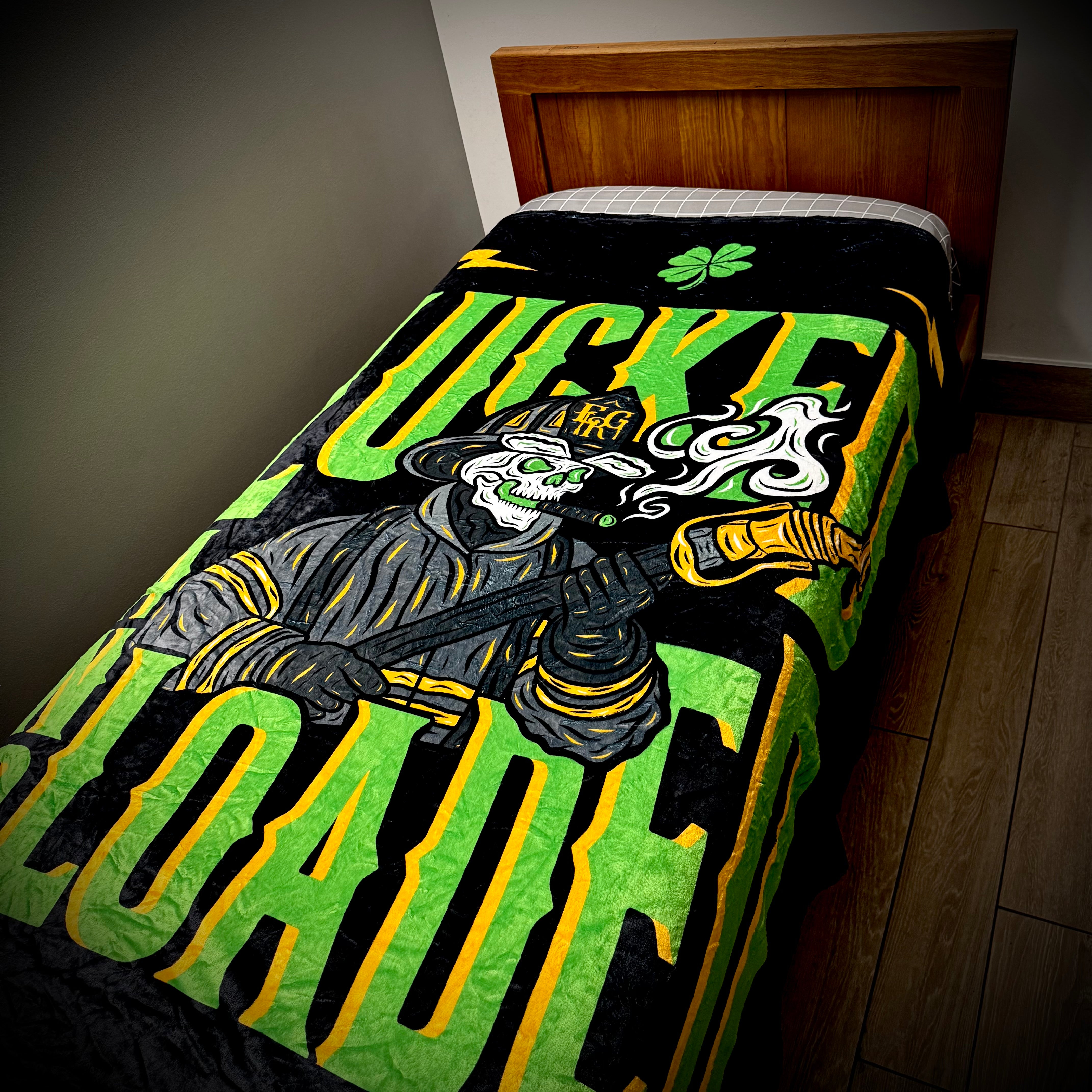 Lucked and Loaded Blanket 60x80”