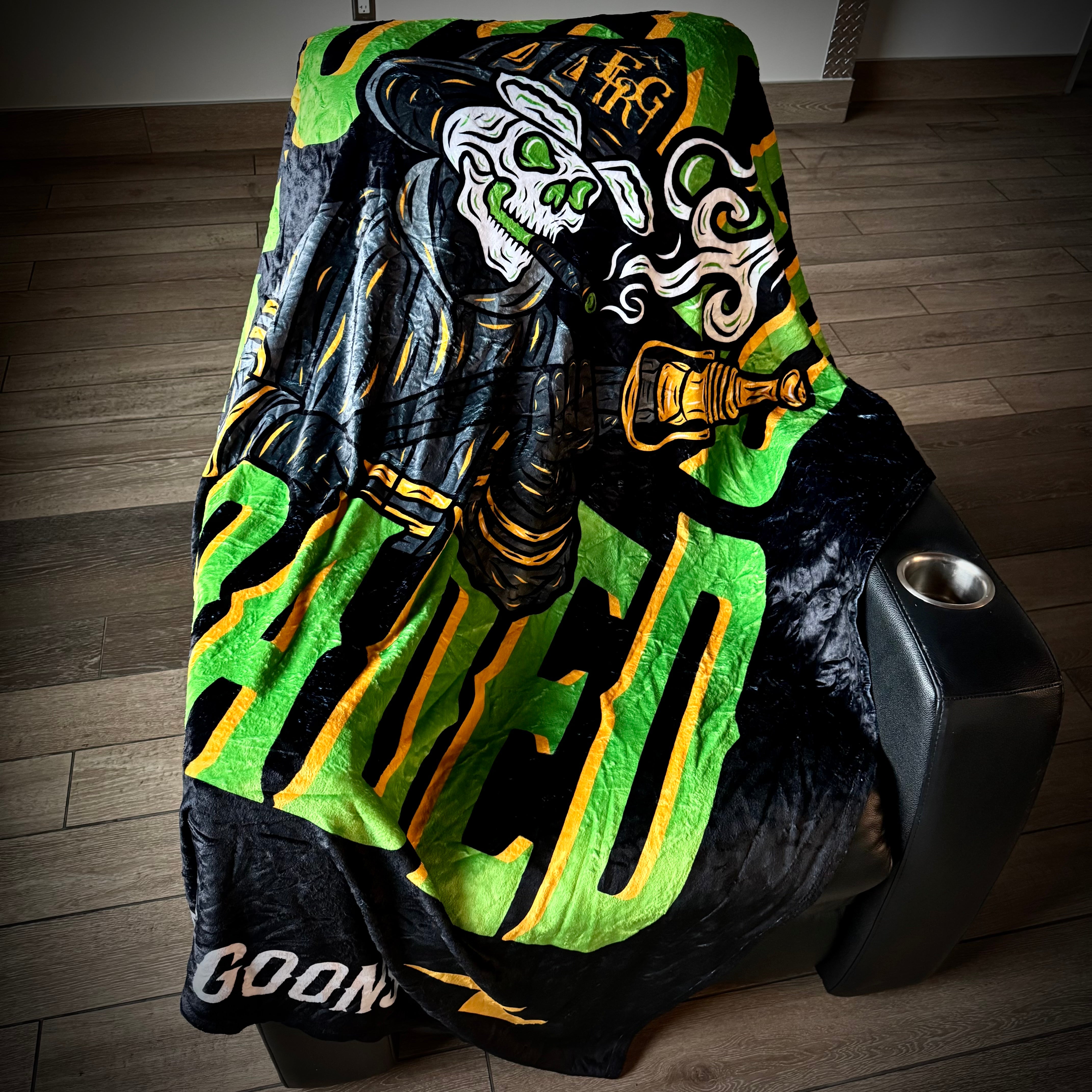 Lucked and Loaded Blanket 60x80”