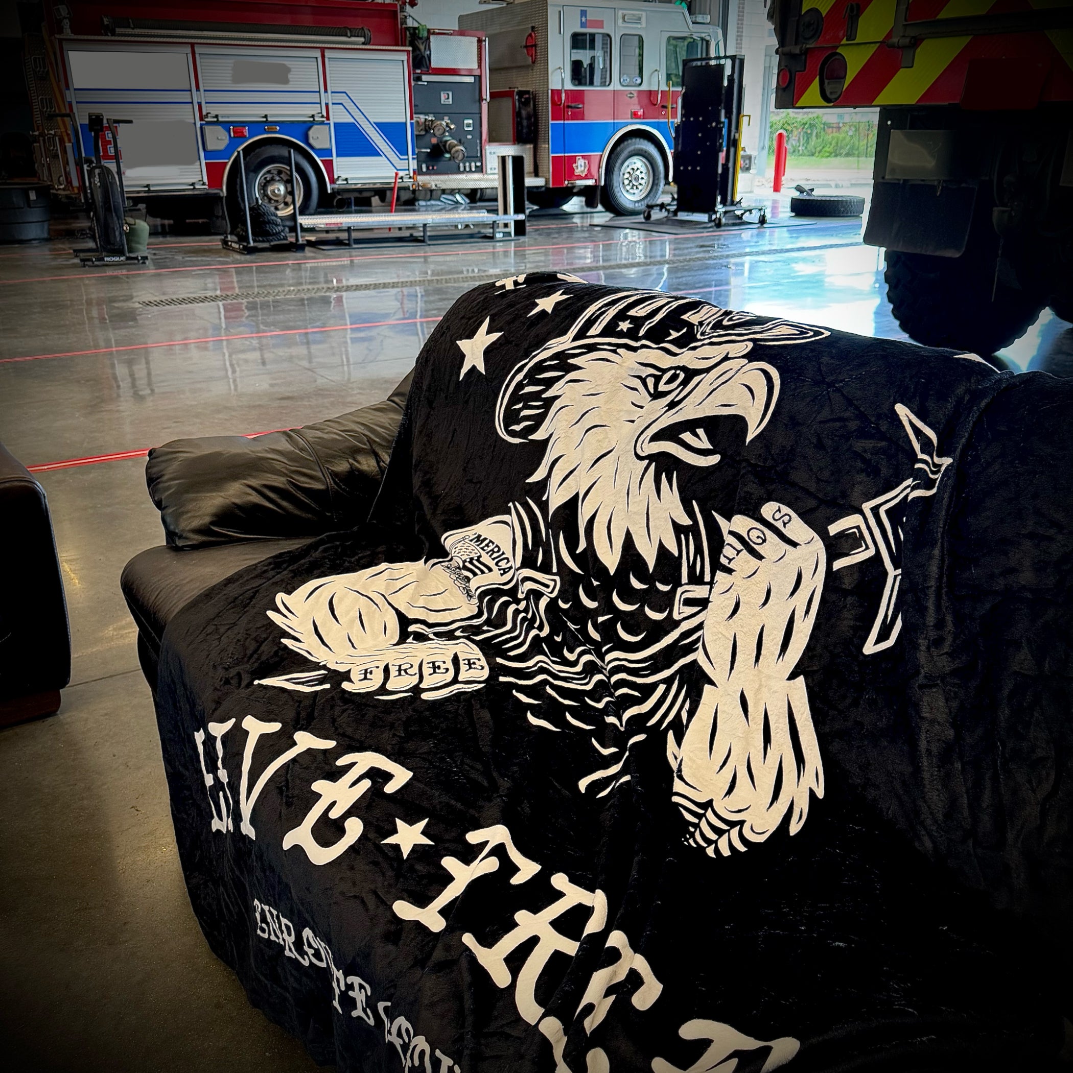 Fight Fire Live Free Blanket 60x80”