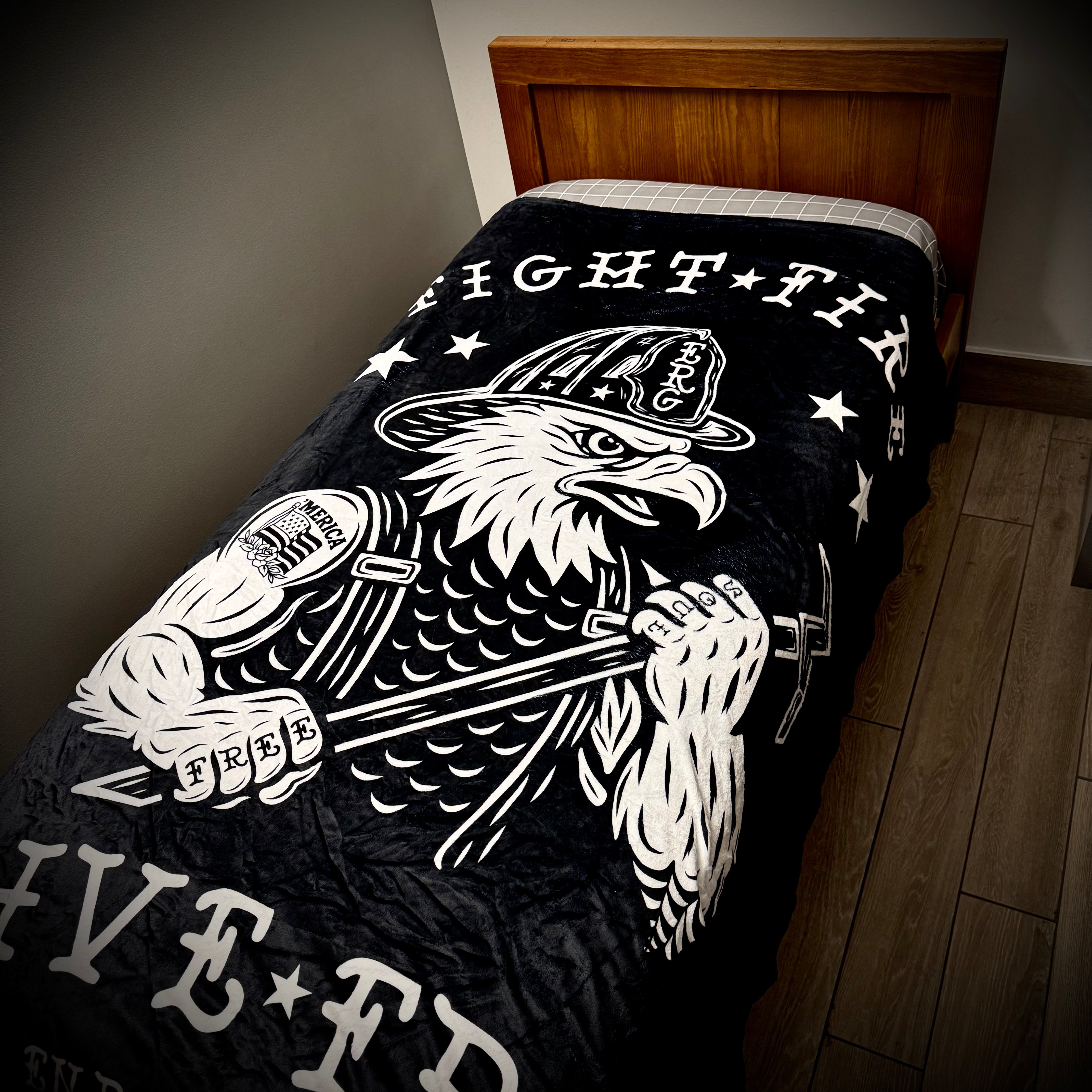 Fight Fire Live Free Blanket 60x80”