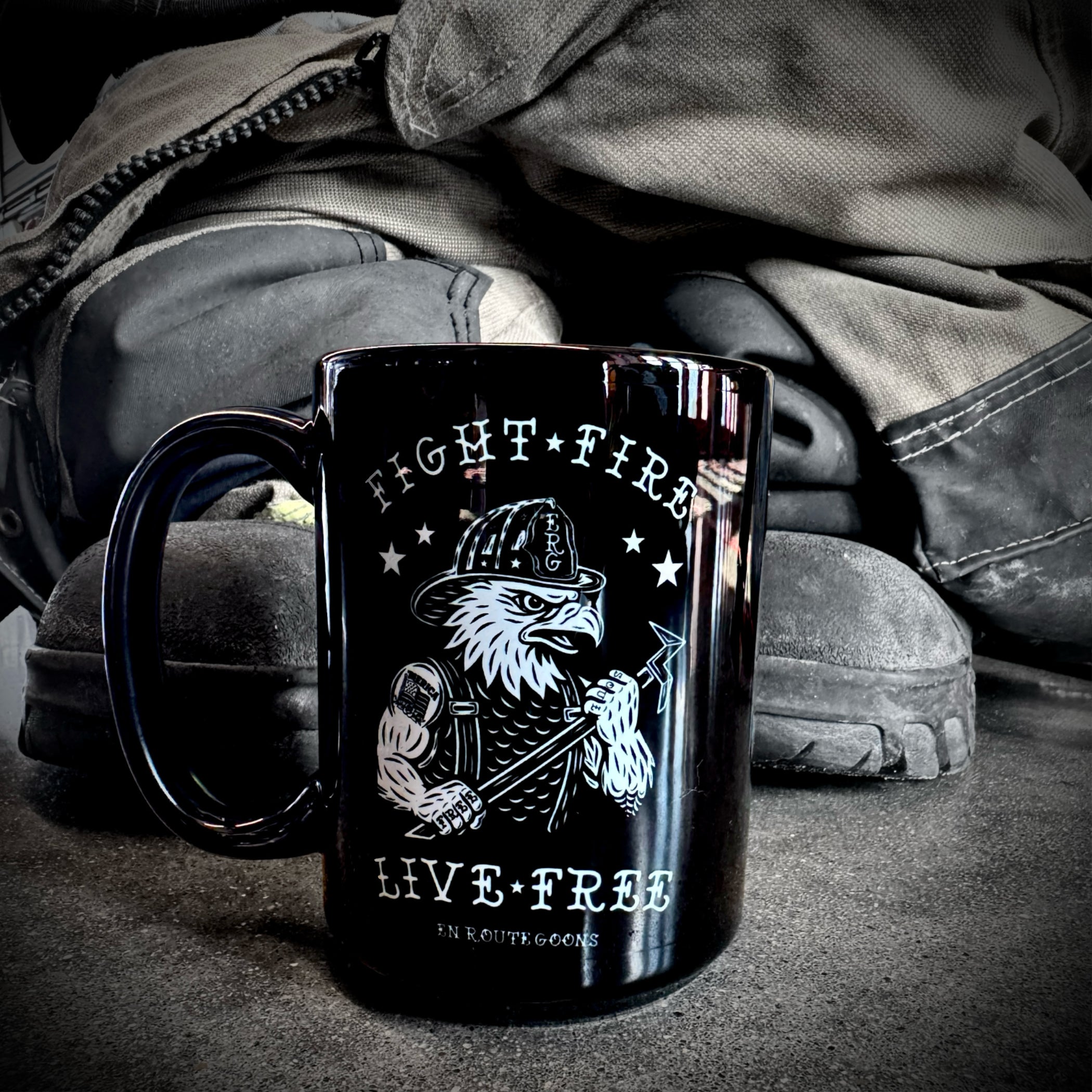 Fight Fire Live Free Mug