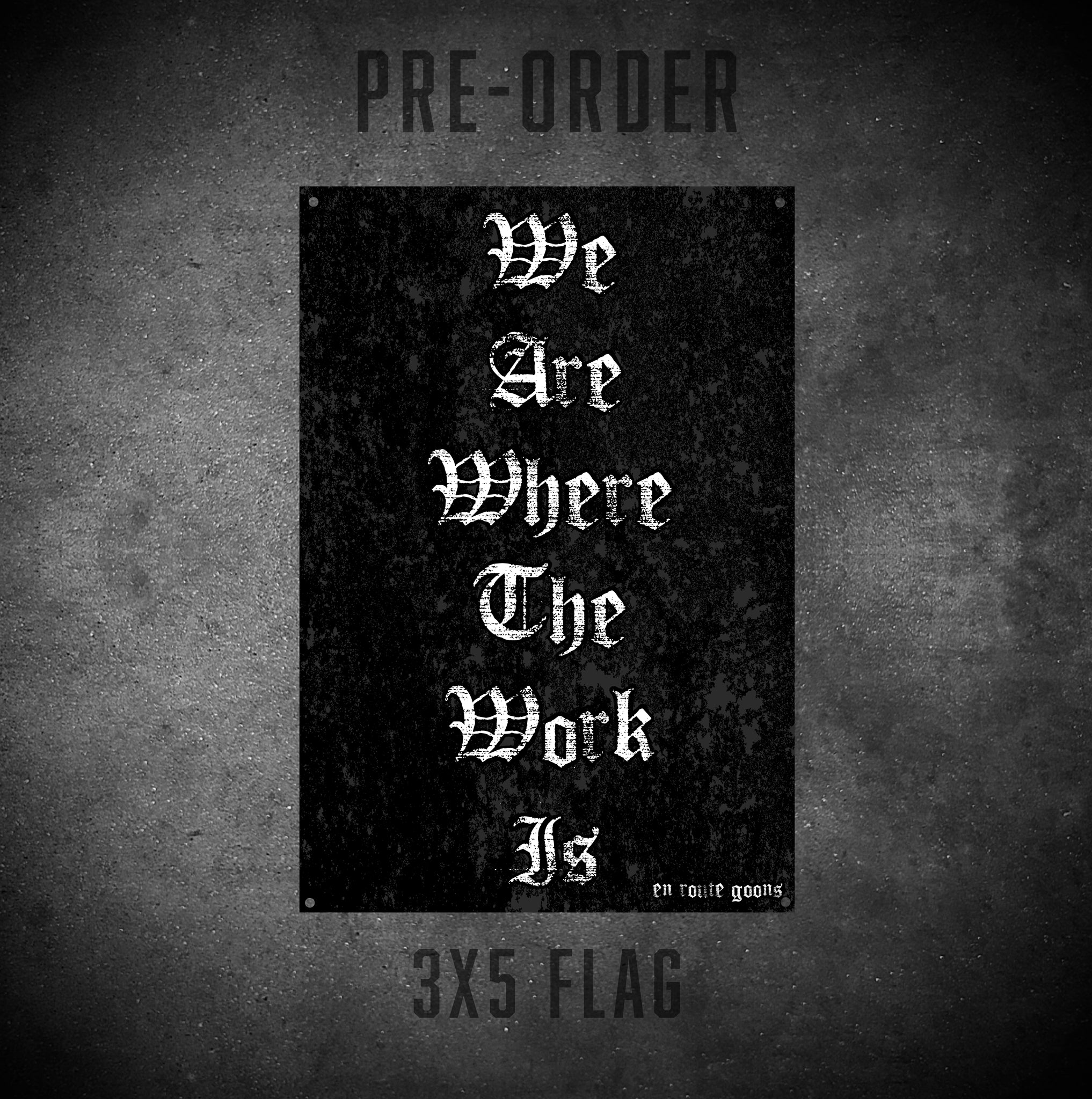 Where the work is Flag