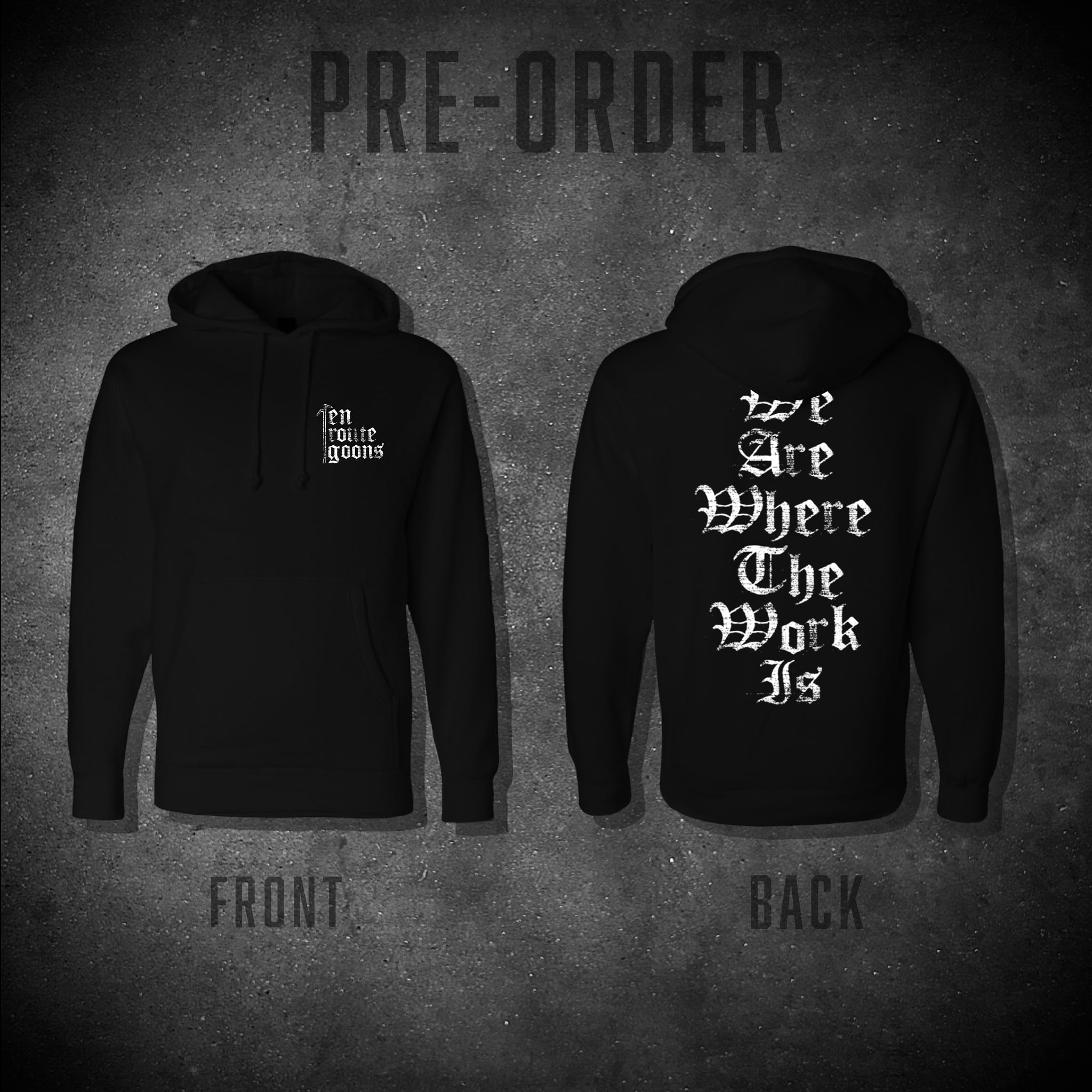 Where the work is Hoodie